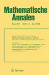 MATHEMATISCHE ANNALEN封面